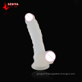 Transparent Clear Dildos Realistic Silicone Fake Femme Vagina Sex Toys (DYAST412mA-T)